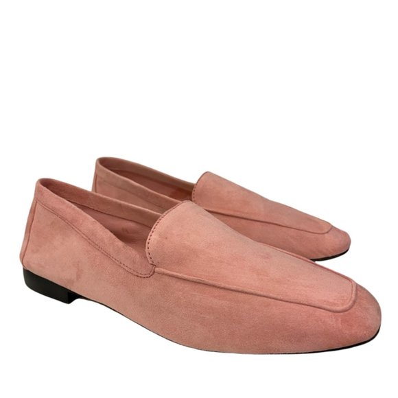 Andrea Carrano Mare Loafers Suede Dusty Pink NWB - Picture 6 of 6
